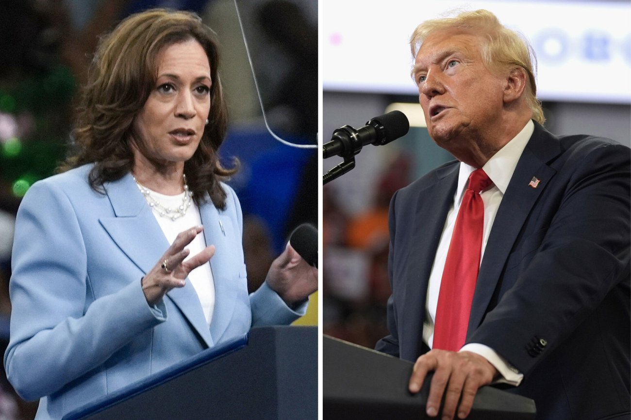 Kamala Harris, Donald Trump