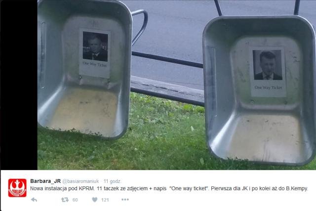 Kto chce wywieźć polityków PiS na taczkach?