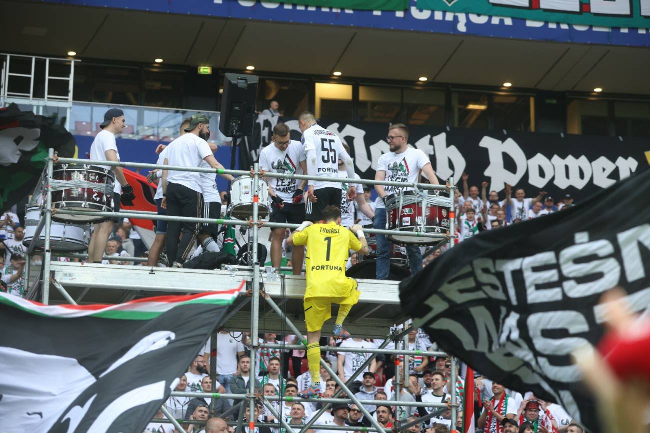 Pracownikowi Legii puściły nerwy. Finał Pucharu Polski Legia-Raków