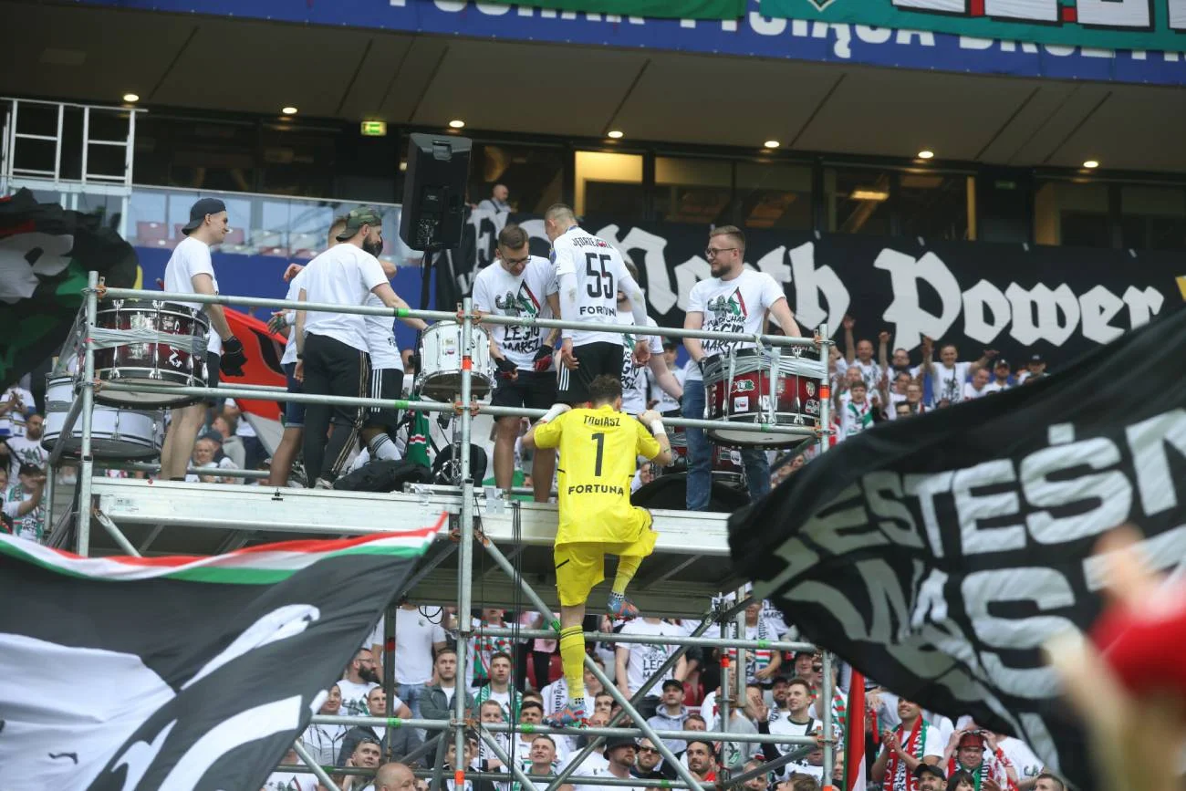 Pracownikowi Legii puściły nerwy. Finał Pucharu Polski Legia-Raków