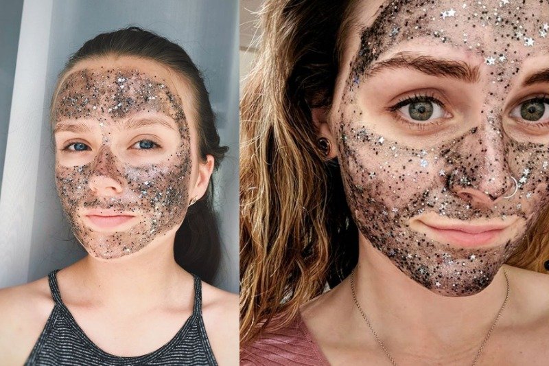 Brokatowe maseczki to urodowy i instagramowy hit ostatnich miesięcy. teraz kupisz je za kilka złotych