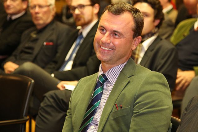 W pierwszej turze wyborów prezydenckich Norbert Hofer uzyskał ponad 35 procent głosów.