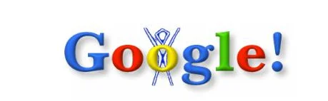 Pierwszy Doodle, zaprojektowany przez założycieli Google.