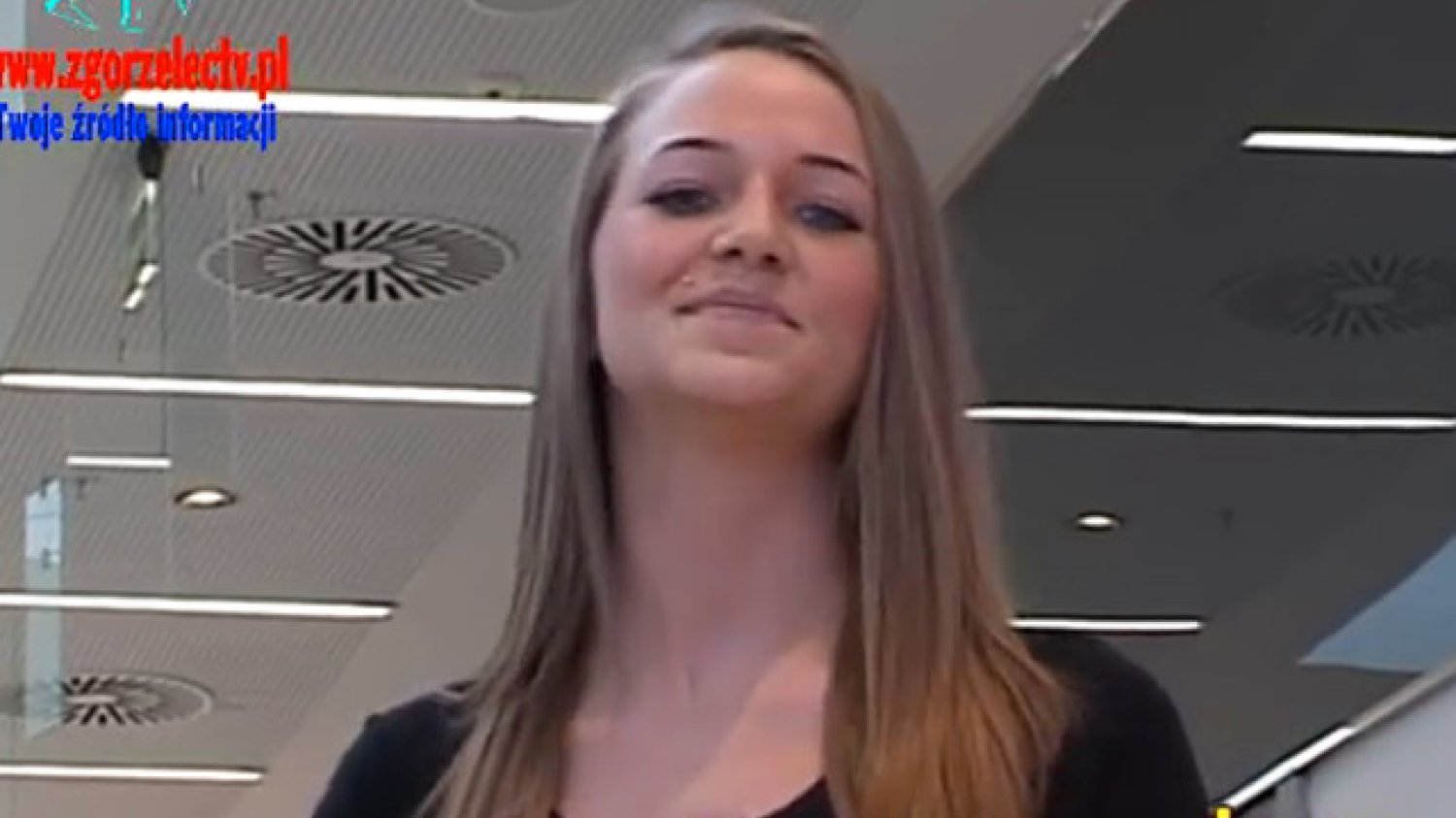 Magda Żuk podczas konkursu miss powiatu.