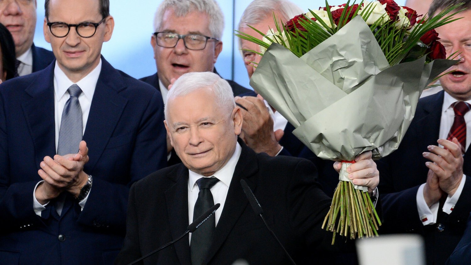 wieczór wyborczy PiS Jarosław Kaczyński, PiS