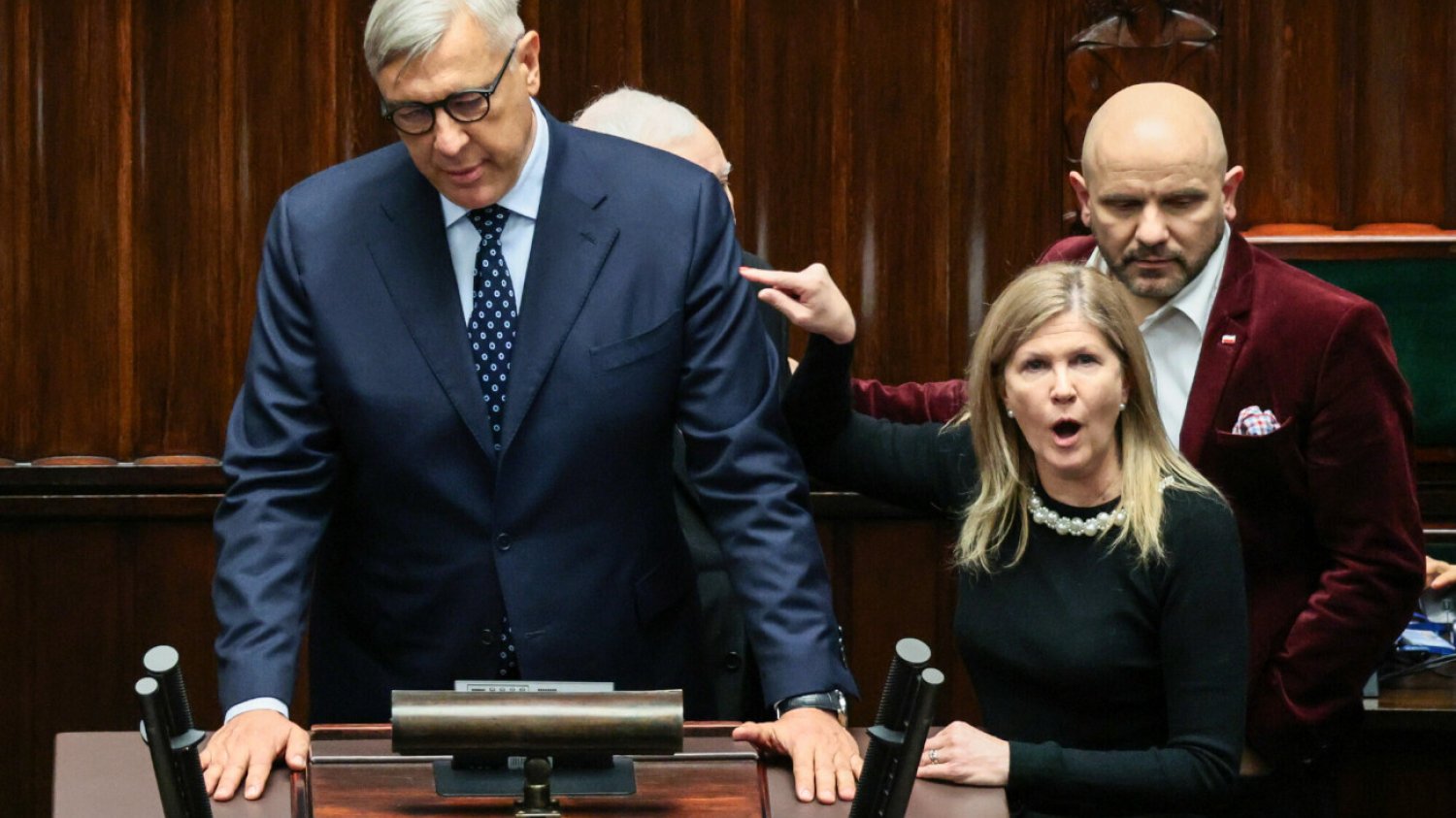 "Złaź, morderco!". Iwona Arent z PiS wykrzykiwała to ciągle do Giertycha