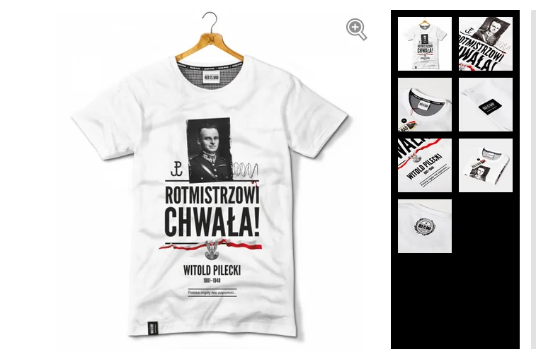Koszulka z rotmistrzem Pileckim – atrybut "gimbopatrioty"