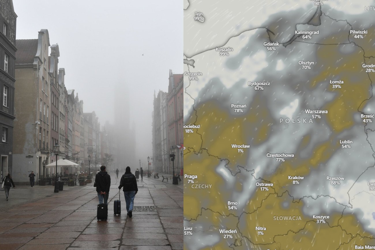 Pogoda nad Polską w święta.