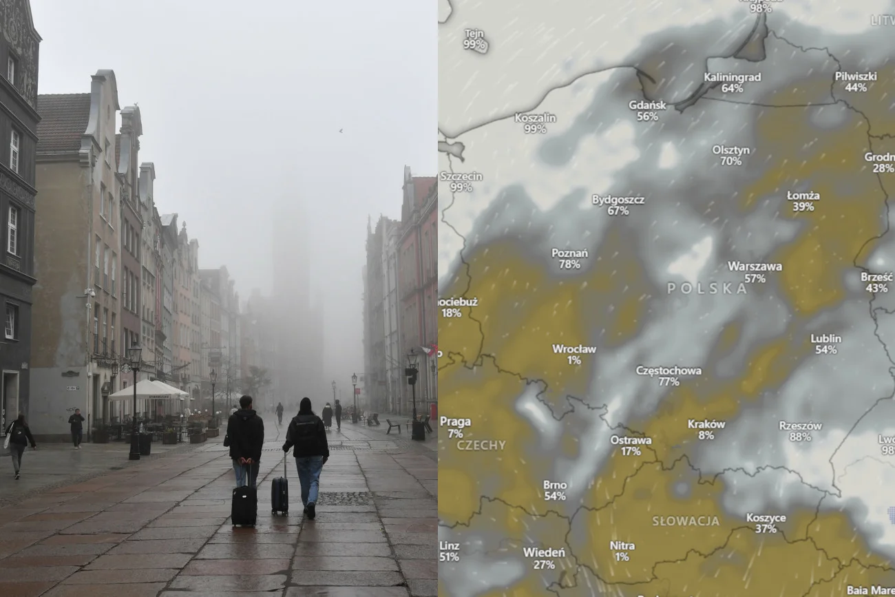Pogoda nad Polską w święta.
