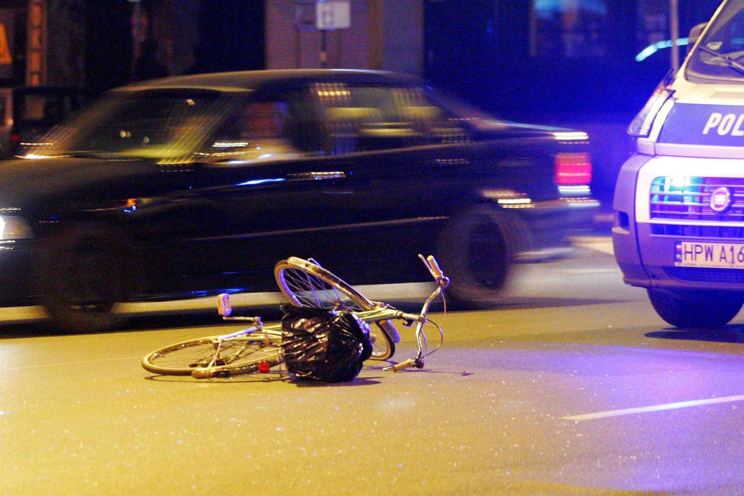 Wypadek z udziałem rowerzysty, Szczecin