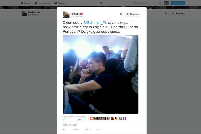 Internauci zarzucają, że w środku sejmowego protestu Ryszard Petru wyjechał do Portugalii.