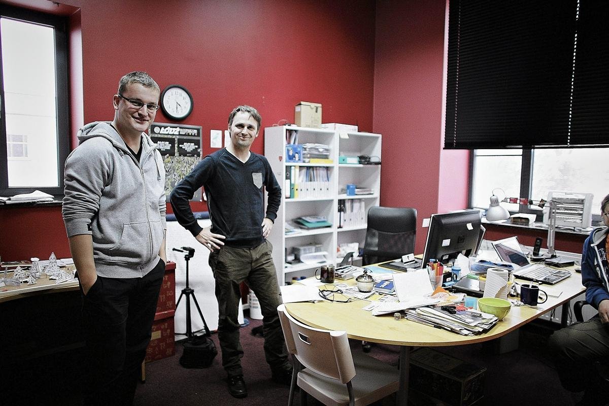 Przemysław Śmit i Mariusz Drożdż - założyciele i pomysłodawcy Atmosfera Coworking w Łodzi.