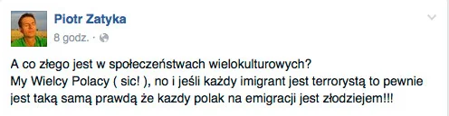 Kolejny racjonalny głos pod wydarzeniem