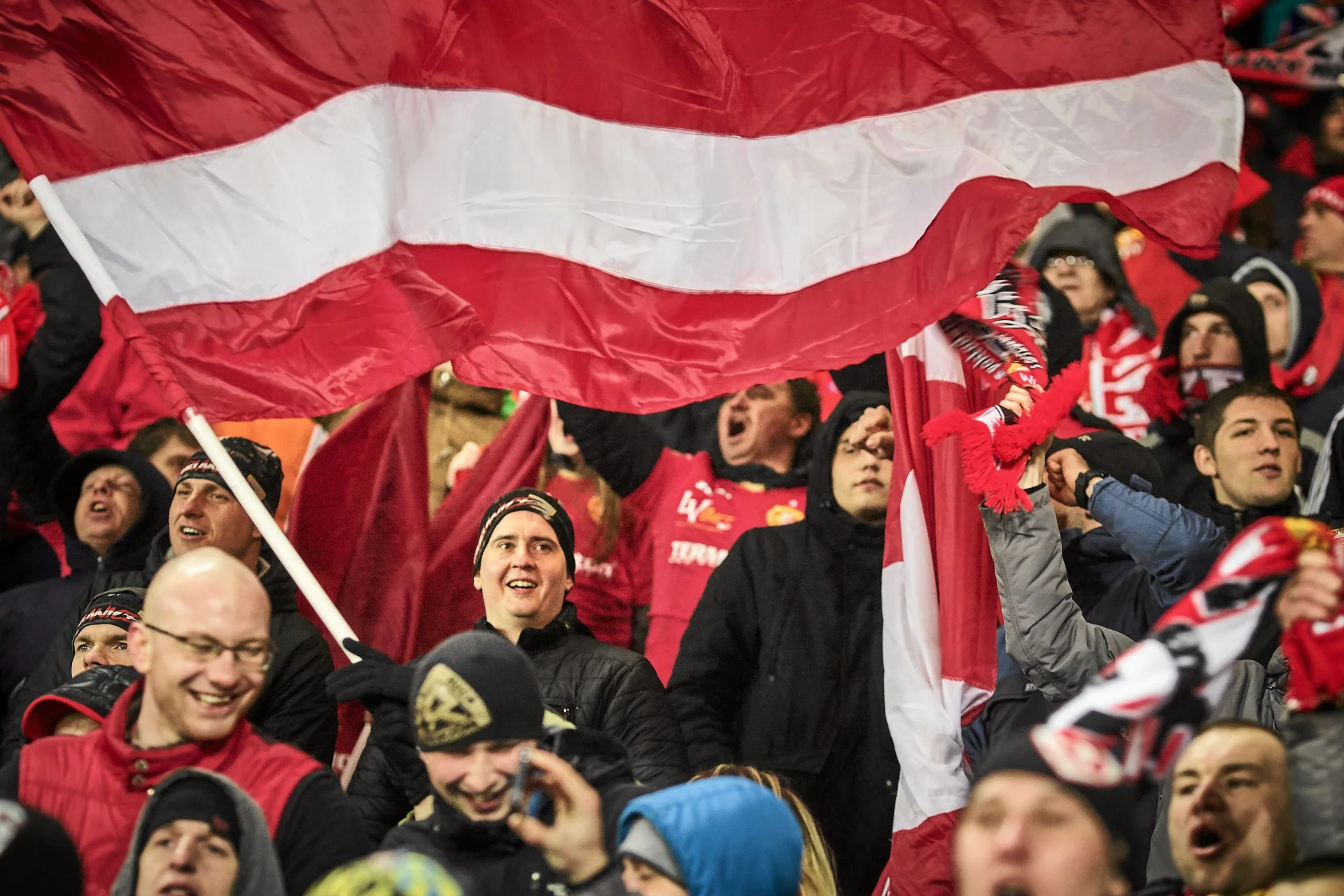Kibice na otwarciu nowego stadionu Widzewa w marcu tego roku.