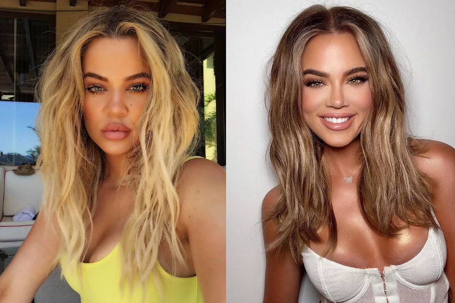 Na nowych zdjęciach Khloe Kardashian wygląda zupełnie inaczej