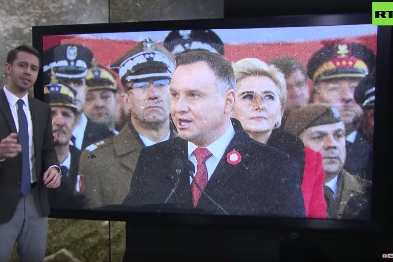 "Polska pisze historię na nowo" – taki przekaz płynie z "Russia Today".