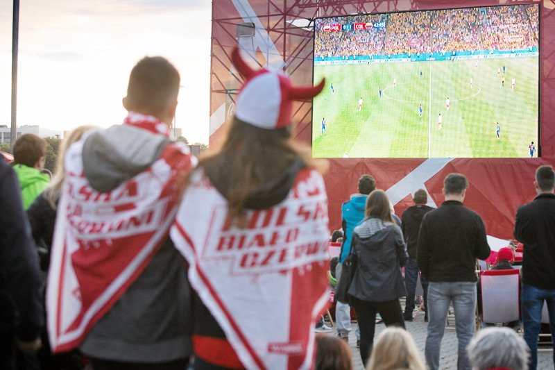 W Swarzędzu zamykają strefę kibica. Wszystko przez słabą grę reprezentacji Polski.
