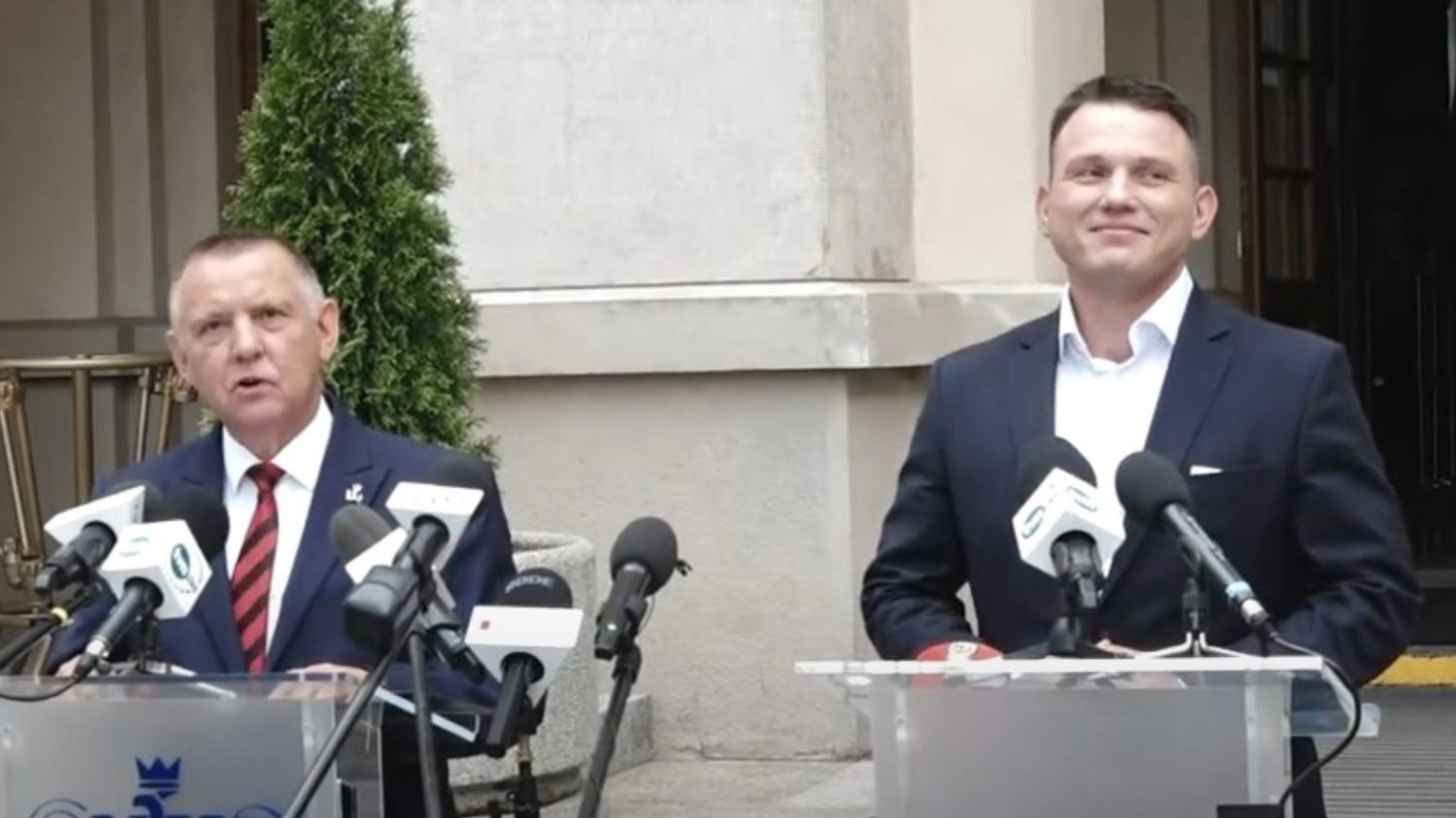 Sławomir Mentzen i Sławomir Banaś.