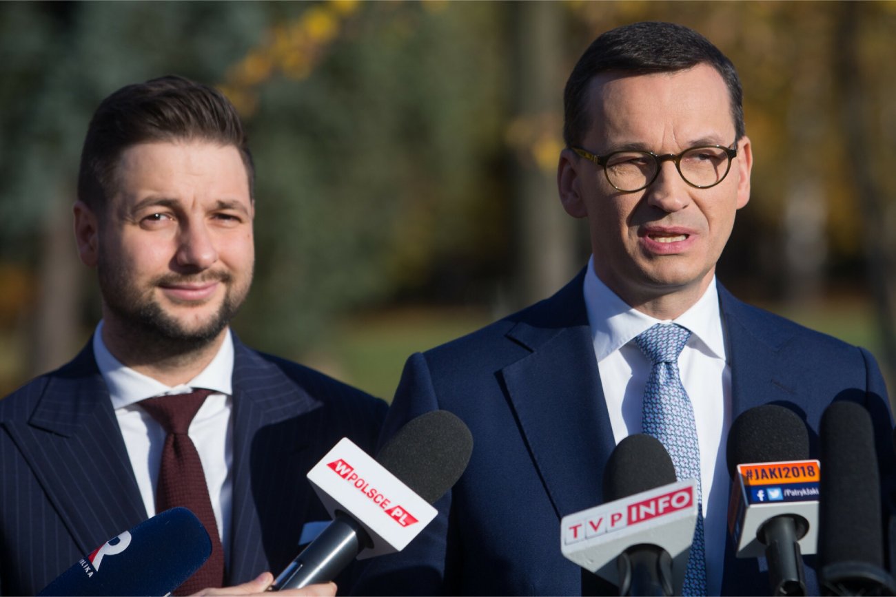 Konflikt Mateusza Morawieckiego z Patrykiem Jakim. Były premier skomentował