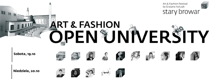Open University Art & Fashion Festival by Grażyna Kulczyk odbędzie się w dniach 19-20.10. w Słodowni Starego Browaru