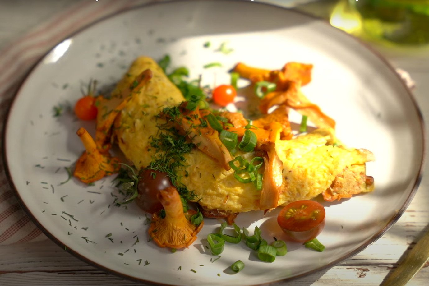 Posmakuj Polski: omlet z kurkami, przepis omlet z kurkami