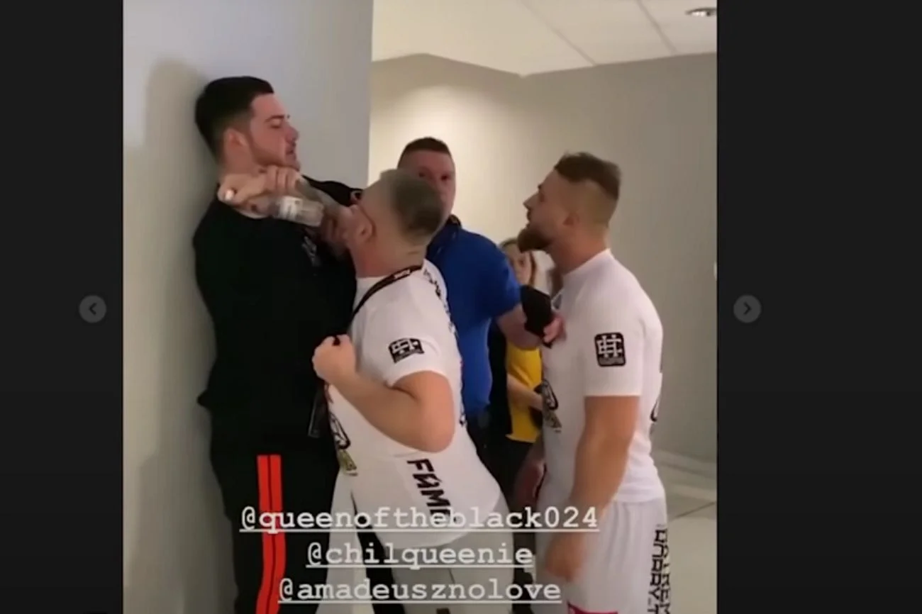 Amadeusz "Ferrari" Roślik rzucił się na pomoc swojej koleżance i "wyjaśnił" agresora
