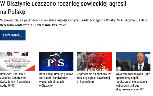 PiS w Olsztynie apeluje o mobilizację, bo nie udaje im się zebrać wystarczającej liczby podpisów, aby zarejestrować listy kandydatów. Na stronie pisolsztyn.org.pl pozostał ślad, że artykuł jeszcze niedawno był dostępny.