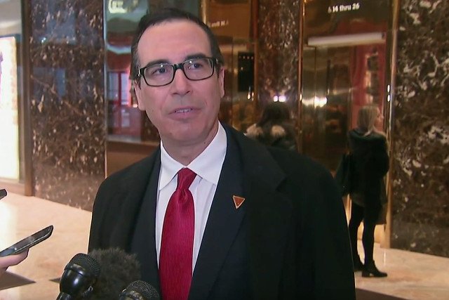 Steven Mnuchin czyli "amerykański Morawiecki" tnie podatki klasie średniej. Konferencja w Trump Tower.
