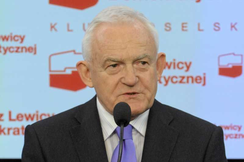 Leszek Miller, przewodniczący Sojuszu Lewicy Demokratycznej