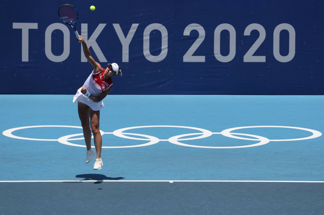 Magda Linette i Alicja Rosolska nie zaliczą do udanych występu w olimpijskim deblu w Tokio