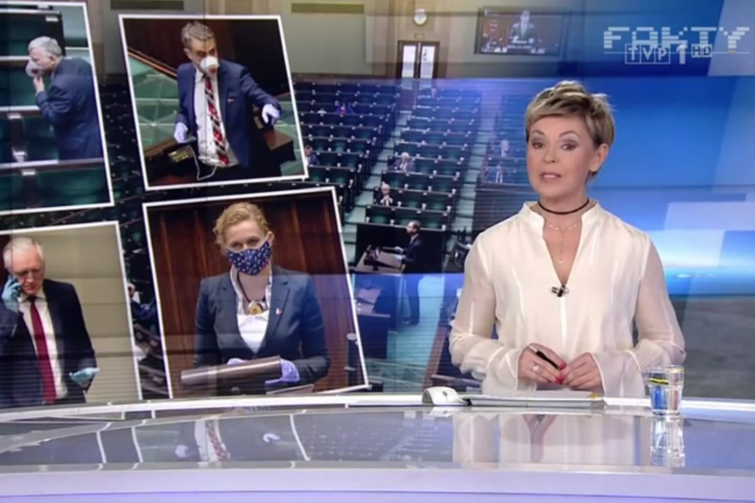 Matka Justyny Pochanke została zaatakowana w "Wiadomościach" TVP