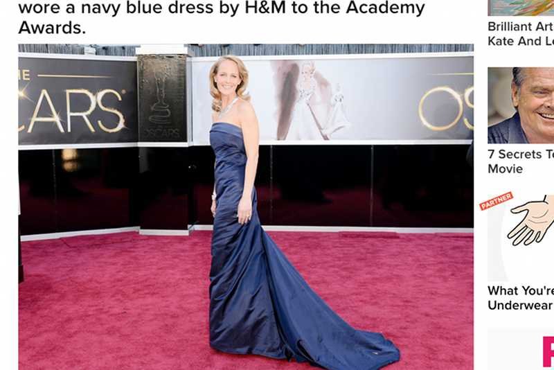 Helen Hunt w sukni H&M na gali Oscarów