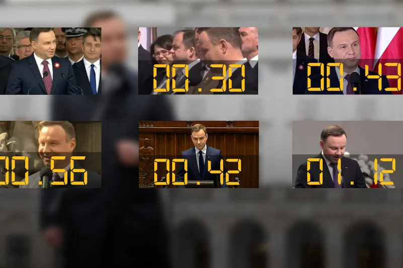 Zobacz, jak wyglądają koszmarnie długie powitania Andrzeja Dudy.