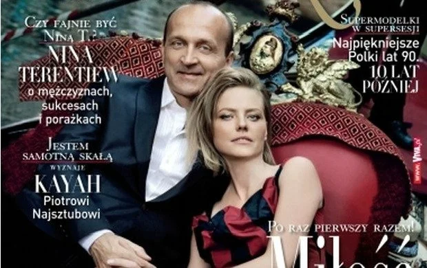 Kazimierz Marcinkiewicz i Isabel na okładce "Vivy!"