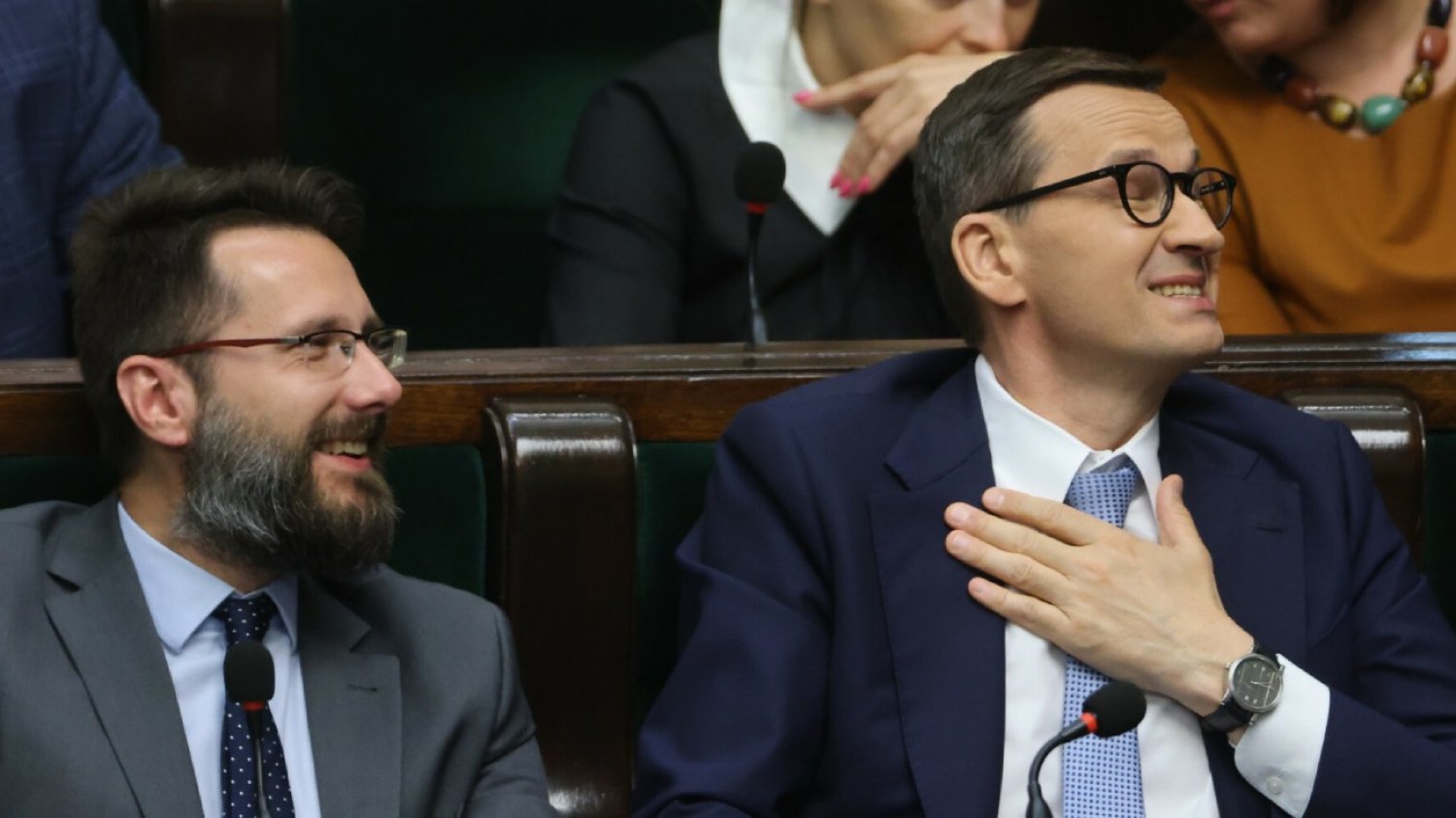 Poseł PiS Radosław Fogiel ocenił szanse rządu Morawieckiego na uzyskanie wotum zaufania