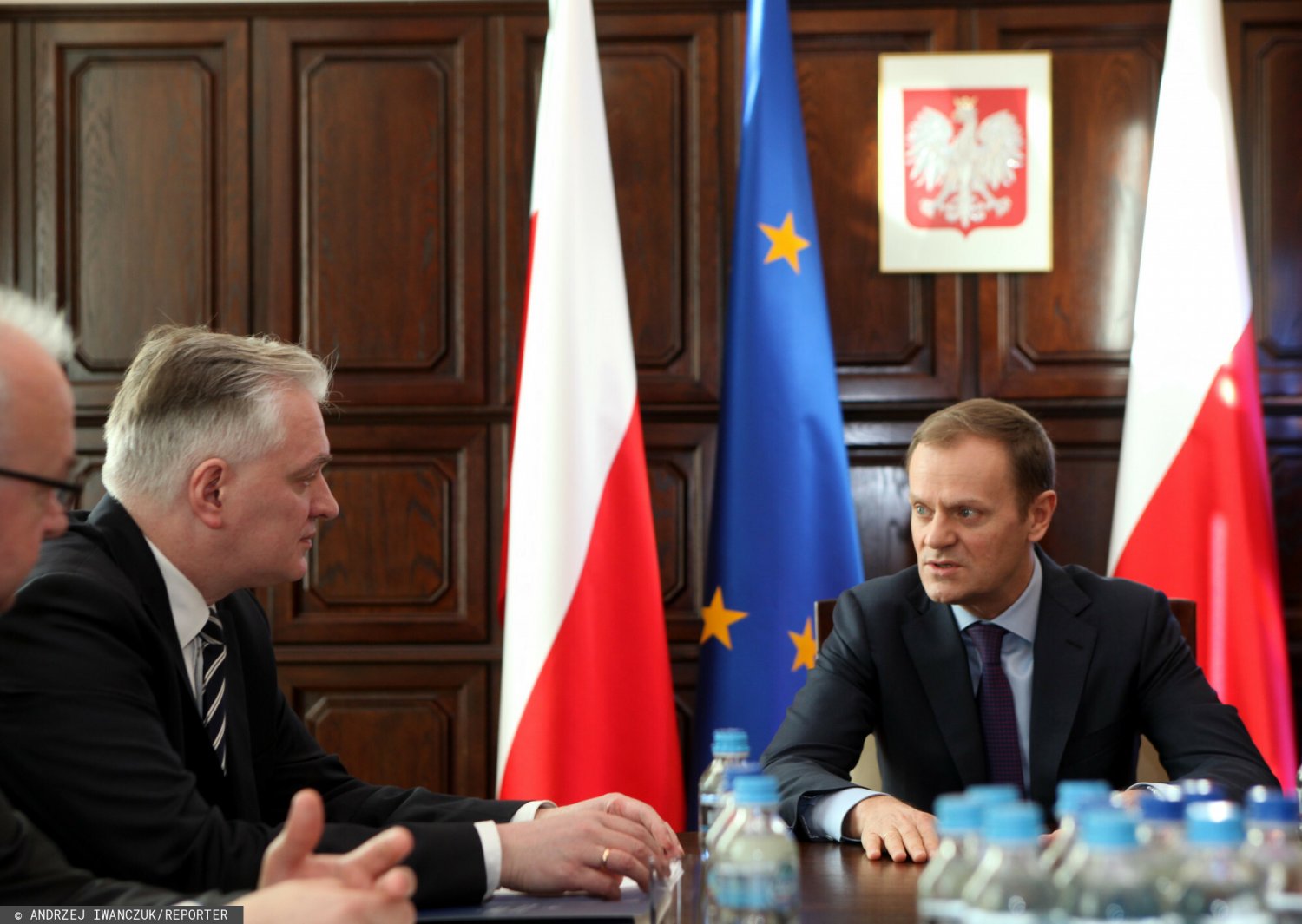 Jarosław Gowin dość negatywnie ocenia szanse Donalda Tuska na sukces po powrocie do Polskiej polityki. Jarosław Gowin w rządzie Donalda Tuska.