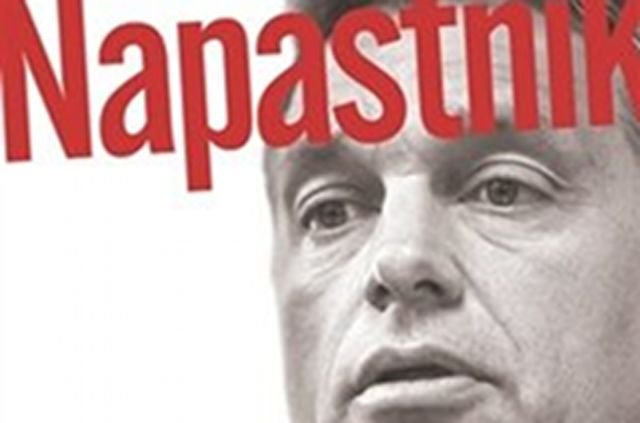 Fragment okładki książki Igora Jankego o premierze Węgier "Napastnik. Opowieść o Viktorze Orbánie"