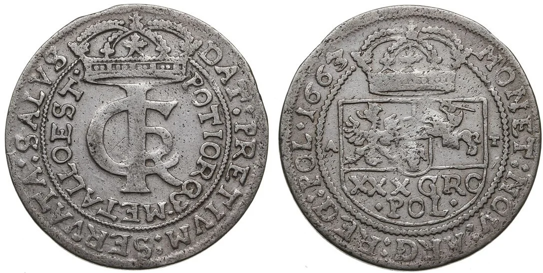Tymf Jana II Kazimierza Wazy z 1663 roku.