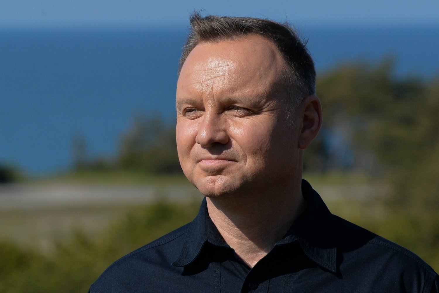 Andrzej Duda odpoczywał nad Bałtykiem, gdzie szalał m.in. na skuterze wodnym.