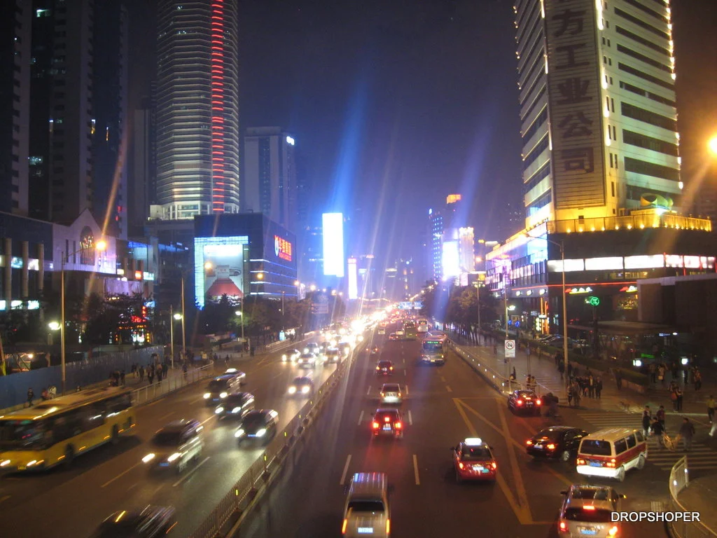 Shenzhen nocą