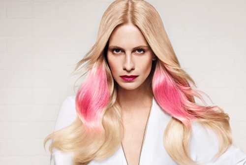 Kolorowe pasma to jeden z najbardziej wyraźnych trendów na wiosnę i lato 2014 u L'Oreal Professionnel