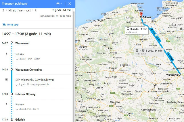 Spółka PKP Intercity nawiązała współpracę z firmą Google