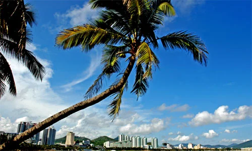 Sanya, kurort na wyspie Hainan, Chiny.