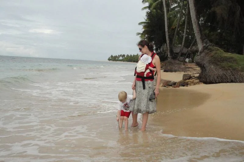Ola, Maciek i Kalina na Dominikanie