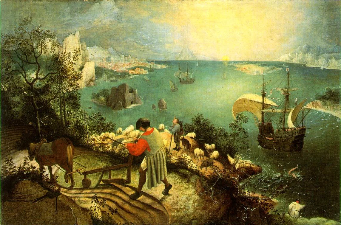 Pieter Bruegel, Pejzaż z upadkiem Ikara