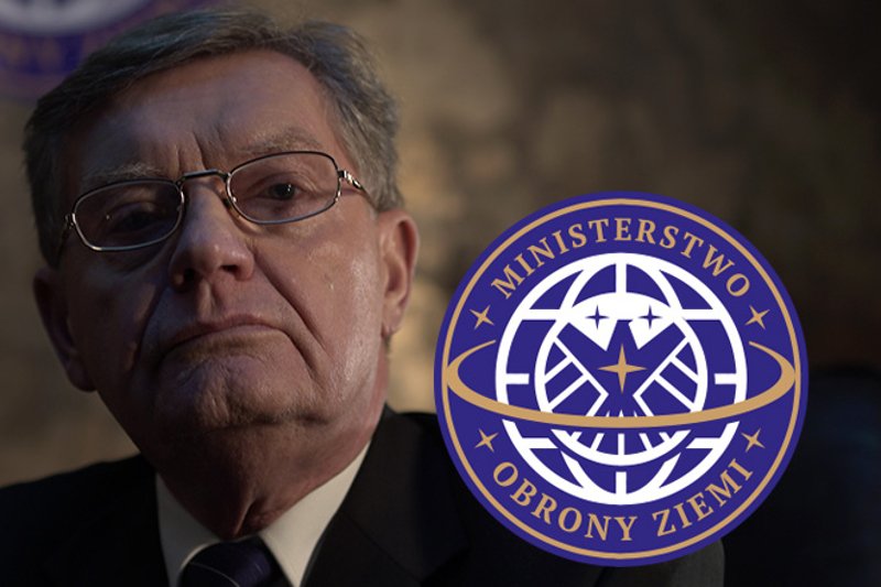 Przy ONZ powołano Ministerstwo Obrony Ziemi. Poza wizerunkiem nie podano danych personalnych osoby stojącej na czele tego ponadnarodowego resortu