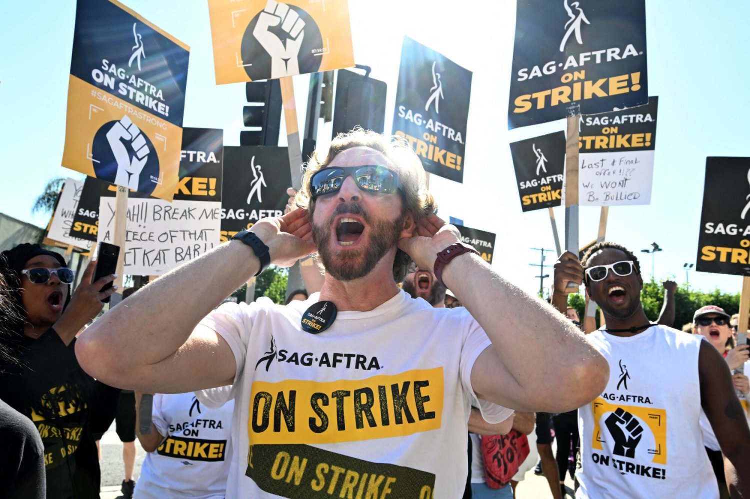 protest aktorów w Hollywood protest aktorów w Hollywood