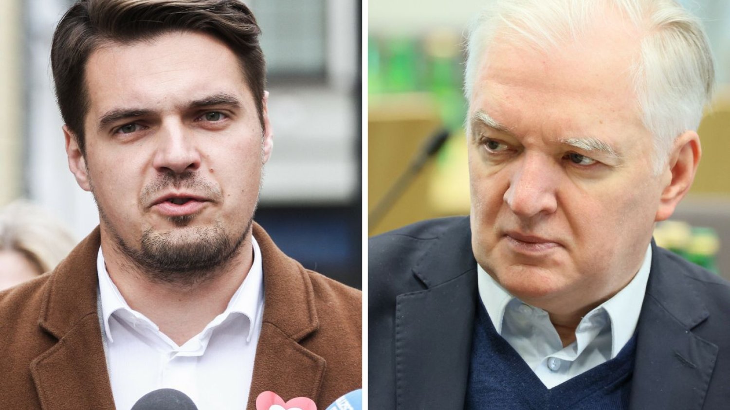 Michał Wypij i Jarosław Gowin