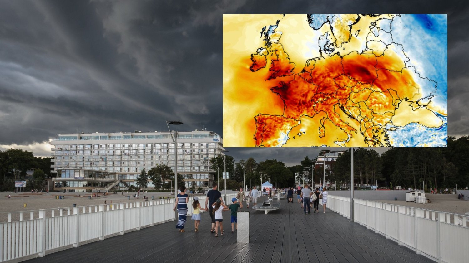 Prognoza pogody na najbliższe dni. Przez Polskę przejdą burze. chmury, burze, pogoda