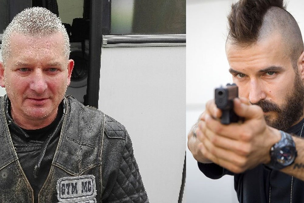 Janek Fabiańczyk ( z lewej) jest pierwowzorem postaci odegranej przez Piotra Stramowskiego w filmie "Pitbull. Nowe porządki".